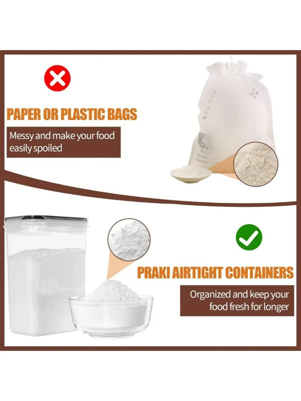 Airtight Food Storage Containers Set - 24 PCS BPA Free Leak-Proof Canisters for